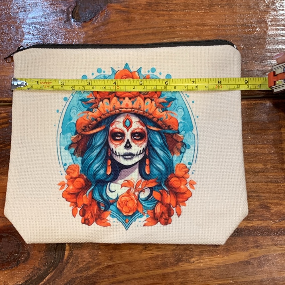 Dia de Los Muertos La Catrina Day of the Dead Sugar Skull Bag - Picture 3 of 13